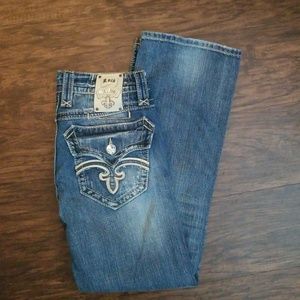 Men's rock revival jeans from buckle
